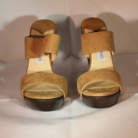 Jimmy Choo Platform Sandal - Suede - Hazel - Size 38 - Picture 1 of 8